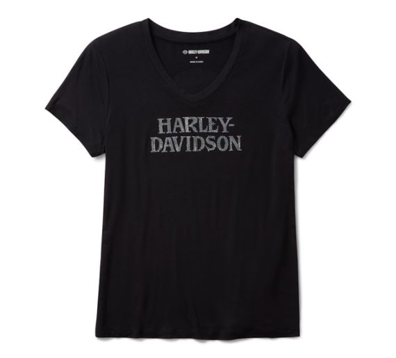 TEE SHIRT COLV V WILLIE G SKULL BLING - HARLEY DAVIDSON - 