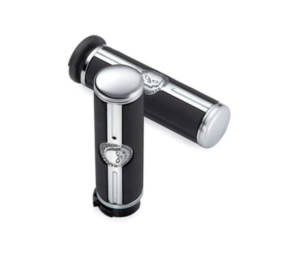 POIGNEE DE GUIDON SKULL - HARLEY DAVIDSON - 