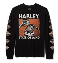 T-shirt H-D State of Mind &agrave; manches longues pour hommes