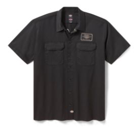 Chemise de travail Dickies x H-D Built to Outlast pour hommes - Black
