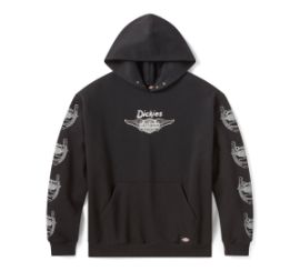 Sweat &agrave; capuche Dickies x H-D Winged Horseshoe - Black
