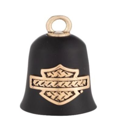 Clochette "B&S Raised Logo" bi couleur noir et dor&eacute;