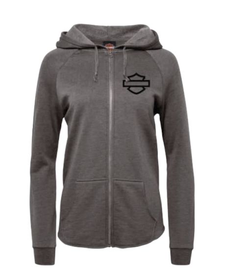 SWEATSHIRT CONCESSION "OPEN B&S ZIP" EDITION LIMITEE 20 ANS HARLEY-DAVIDSON RENNES