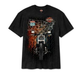 TEE SHIRT ROUTE 66 - HARLEY DAVIDSON - 
