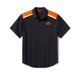 Chemise H-D TECH COOLMAX colorblocked pour hommes