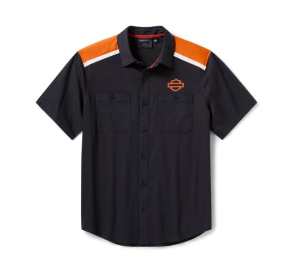 Chemise H-D TECH COOLMAX colorblocked pour hommes
