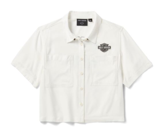 Chemise H-D Essential &agrave; coupe courte pour femmes