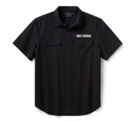 Chemise Stars & Stripes &agrave; manches courtes - HARLEY DAVIDSON - 