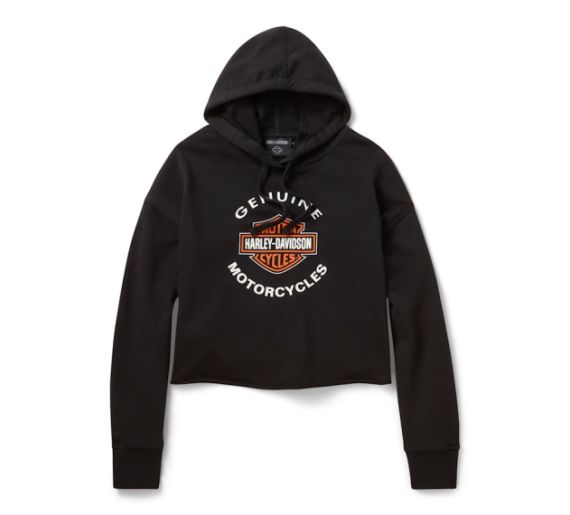Sweat &agrave; capuche &agrave; bords bruts H-D Essential - HARLEY DAVIDSON - 