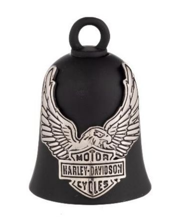 Clochette "FLYING EAGLE" bi couleur noir et argent