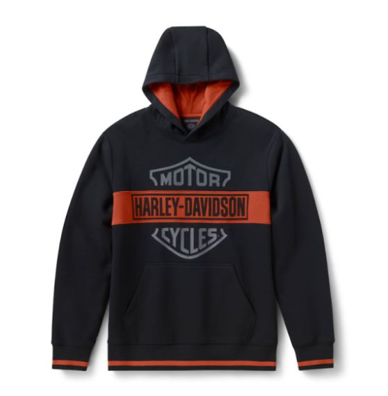 Sweat &agrave; capuche H-D Essential Bar & Shield pour hommes