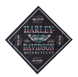 BANDANA HARLEY-DAVIDSON OMBRE POUR FEMME - HARLEY BLACK