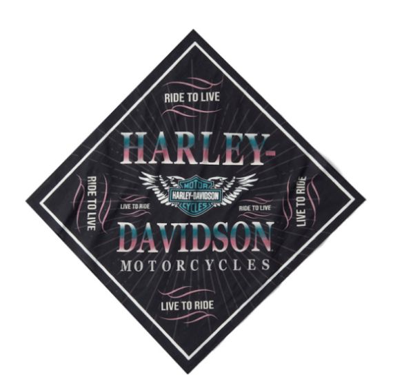 BANDANA HARLEY-DAVIDSON OMBRE POUR FEMME - HARLEY BLACK