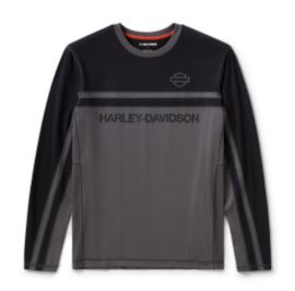 Tee-shirt manches longues H-D Tech Color Block Vented - Asphalt