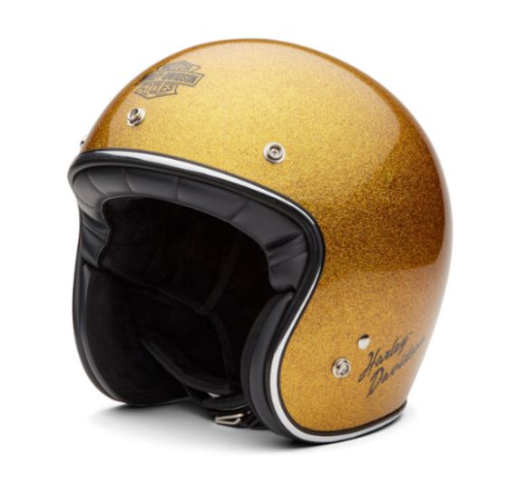 Casque H-D Ace C02 - Gloss - Gold Flake