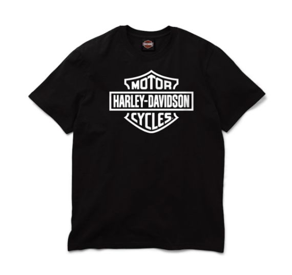 T-shirt H-D Standard Bar & Shield pour hommes - Harley Black