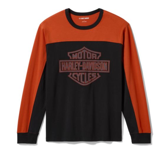  T-shirt &agrave; manches longues H-D&reg; Essential Colorblock 