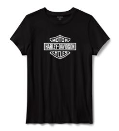 T-shirt H-D Standard Bar & Shield pour femmes - Harley Black