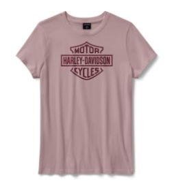 T-shirt H-D Standard Bar & Shield pour femmes - Dusty Mauve