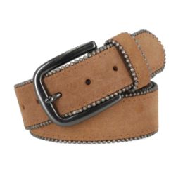 Ceinture en cuir pour femme "H-D Script" tan