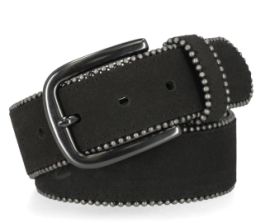 Ceinture en cuir pour femme "H-D Script" black