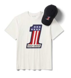 Ensemble t-shirt et casquette One homme Harley-Davidson