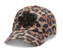 Casquette H-D American Classic Leopard Strapback pour femmes