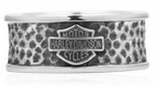 Bague " HAMMERED BAND RING "- Harley- Davidson