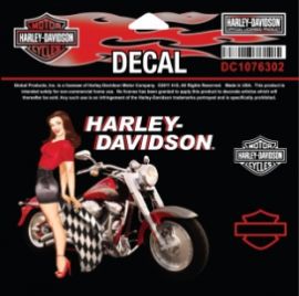 AUTOCOLLANT "FLAG"- HARLEY-DAVIDSON -