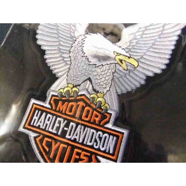 HARLEY DAVIDSON Aigle Ecusson tissus 105mm x 80mm -  cafe-racer-bretagne.clicboutic.com
