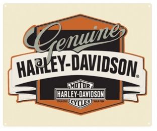 Plaque "GENUINE"- Harley- Davidson